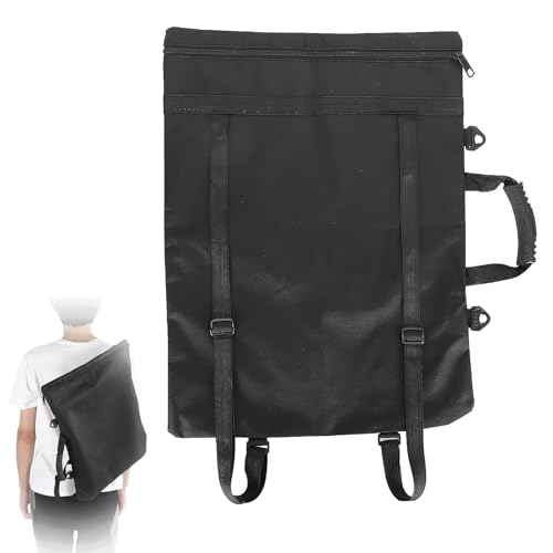 Zeichenbrett Tasche, Zeichenplatten Transporttasche, 8K Schwarz Malrucksack, A3 Wasserdichter multifunktionaler Malrucksack Tragbares Kinderzeichenbrett für Skizzenbuch, Zeichenstift, Kunstset von Agatige