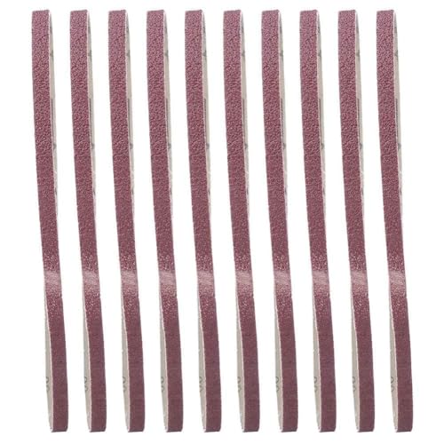 Schleifbänder, Premium Schleifband-Set, bandschleifmaschine schleifband, 10-teiliges 100# Bandschleifer Schleifbandband 533 x 9 mm Aluminiumoxid-Schleifpapier Schleifen Polieren Schärfbänder Schleifbänder, Premium Schleifband-Set, bandschleifmaschine schleifband, 10-teiliges 100# Bandschleifer Schleifbandband 533 x 9 mm Aluminiumoxid-Schleifpapier Schleifen Polieren Schärfbänder von Agatige