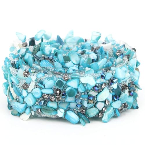 Agatige Strassband Selbstklebend, Steine Zierband, 1 m DIY Strassband Aus Glas Bänder, 2cm blau glänzendes buntes Dekorationszubehör für DIY Hochzeit Brautkleid Schuhe Telefon Dekor Agatige Strassband Selbstklebend, Steine Zierband, 1 m DIY Strassband Aus Glas Bänder, 2cm blau glänzendes buntes Dekorationszubehör für DIY Hochzeit Brautkleid Schuhe Telefon Dekor von Agatige