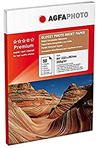 AgfaPhoto AP21050A4 Tintenstrahl-Fotopapier A4, 50 Blatt, 210gr AgfaPhoto AP21050A4 Tintenstrahl-Fotopapier A4, 50 Blatt, 210gr von AgfaPhoto