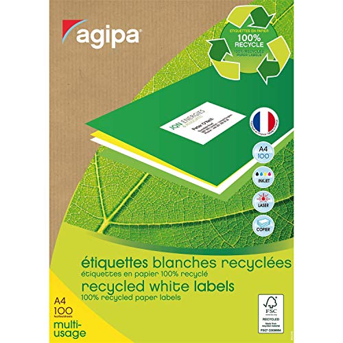 APLI 102645 Mehrzweck-Etiketten, 100% recycelt, 63,5 x 33,9 mm, 2400 Stück APLI 102645 Mehrzweck-Etiketten, 100% recycelt, 63,5 x 33,9 mm, 2400 Stück von APLI