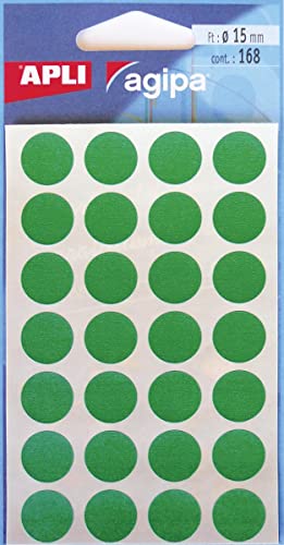 agipa 111841 Markierungspunkte, Durchmesser: 15 mm, rund, grün agipa 111841 Markierungspunkte, Durchmesser: 15 mm, rund, grün von APLI