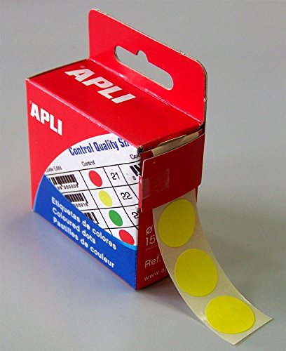 agipa 115013 Markierungspunkte, Durchmesser: 15 mm, rund, gelb agipa 115013 Markierungspunkte, Durchmesser: 15 mm, rund, gelb von Agipa