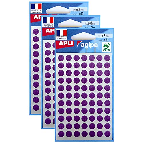 agipa Markierungspunkte, Durchmesser: 8 mm, rund, violett VE=3 agipa Markierungspunkte, Durchmesser: 8 mm, rund, violett VE=3 von Agipa