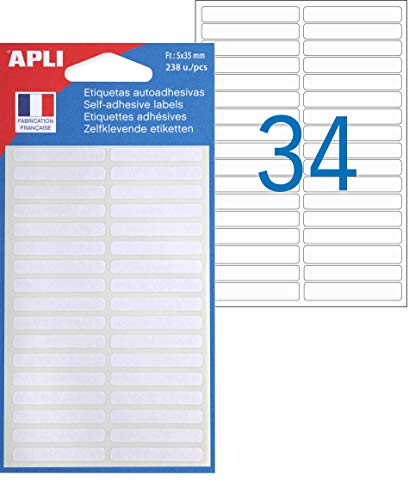 agipa Vielzweck-Etiketten, 5 x 35 mm, weiß agipa Vielzweck-Etiketten, 5 x 35 mm, weiß von APLI