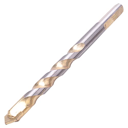 7-teiliges Bohrerset mit Aufbewahrungsbox zum Bohren von Metall, Fliesen, Beton, Ziegel, Glas, Kunststoff und Holz, 1/4 Zoll, 5/16 Zoll (Gold) von Agona