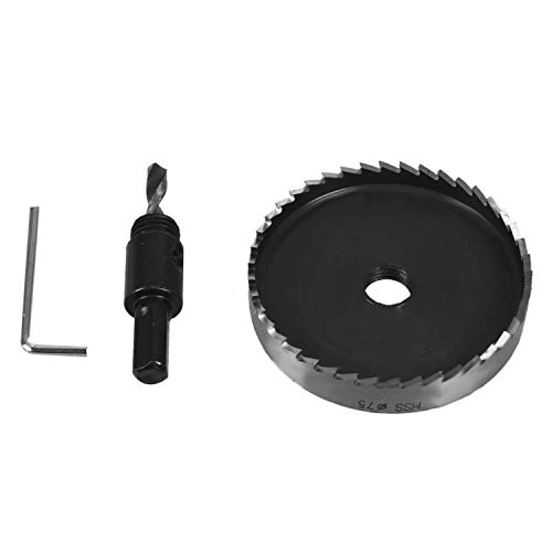 75 mm Werkzeug aus Stahl, Bohrkrone aus Stahl, Zähne, Lochsäge, Pro für Legierung aus Holz und Metall 75 mm Werkzeug aus Stahl, Bohrkrone aus Stahl, Zähne, Lochsäge, Pro für Legierung aus Holz und Metall von Agona