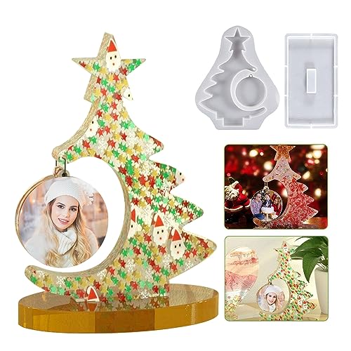 Weihnachtsbaum Fotorahmen Silikonform,Epoxidharz Formen Dekoration,Große 3D Weihnachtsbaum Harz Formen, für DIY Weihnachtsgeschenke Haus Tischdekorationen Weihnachtsbaum Fotorahmen Silikonform,Epoxidharz Formen Dekoration,Große 3D Weihnachtsbaum Harz Formen, für DIY Weihnachtsgeschenke Haus Tischdekorationen von Agrdeed