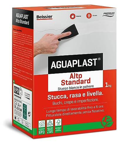Hoch Standard Glatt-Pulver für Innenräume, Wände, Decken und Gipskartonplatten, Premium-Qualität, mit Lavendelduft Hoch Standard Glatt-Pulver für Innenräume, Wände, Decken und Gipskartonplatten, Premium-Qualität, mit Lavendelduft von Aguaplast