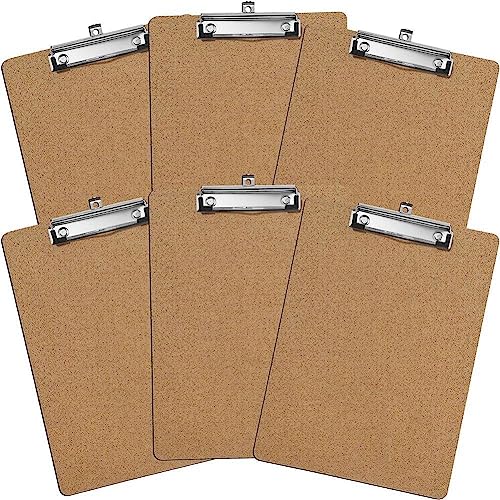 Agwuoetr 1 Stück Klemmbretter, Großformat, Standard-A4-Briefformat (9 X 12,5), Tafel mit Flachem Clip, Zubehör für Lehrer, Ärzte und Krankenschwestern von Agwuoetr