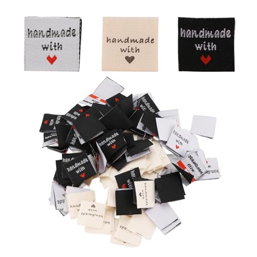Agwuoetr 150 StüCk Handgefertigte, Gewebte Kleidung Etiketten zum AufnäHen, NäHen, Basteln, Stoff AnhäNger für Kleidung, Puppen, HüTe, Schuhe, NäHen, Basteln, Heimwerken Mach Es Selbst Agwuoetr 150 StüCk Handgefertigte, Gewebte Kleidung Etiketten zum AufnäHen, NäHen, Basteln, Stoff AnhäNger für Kleidung, Puppen, HüTe, Schuhe, NäHen, Basteln, Heimwerken Mach Es Selbst von Agwuoetr
