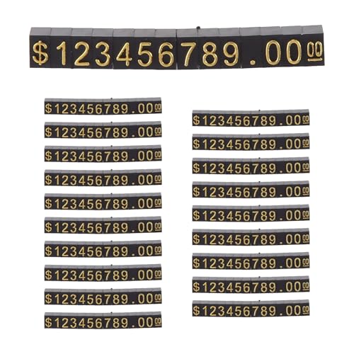 Agwuoetr 20 SäTze Preis Anzeige Quadratisch Verstellbares Preis Schild für Preis Anzeige Theken StäNder Nummer Buchstabe Dollar Preis Block Kit S Agwuoetr 20 SäTze Preis Anzeige Quadratisch Verstellbares Preis Schild für Preis Anzeige Theken StäNder Nummer Buchstabe Dollar Preis Block Kit S von Agwuoetr