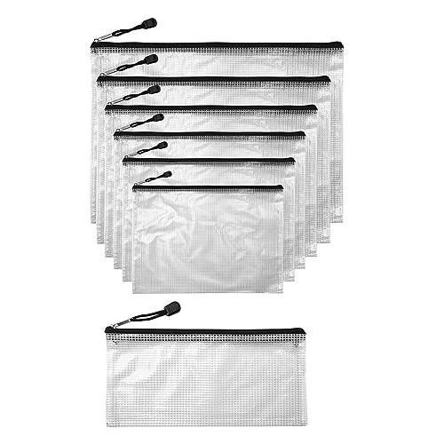 Agwuoetr 21 Pack ReißVerschluss Tasche (7 GrößEn) für Schul BüRo Bedarf Kreuz Stich Organisieren Lager von Agwuoetr