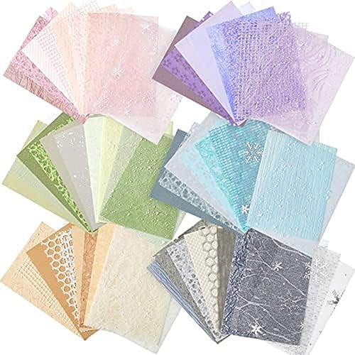 Agwuoetr 60 Blatt A5-Papier, Scrapbooking-Papier, Geprägtes Papier für Scrapbooking, Journaling, Basteln, Kunst, Kartenherstellung von Agwuoetr