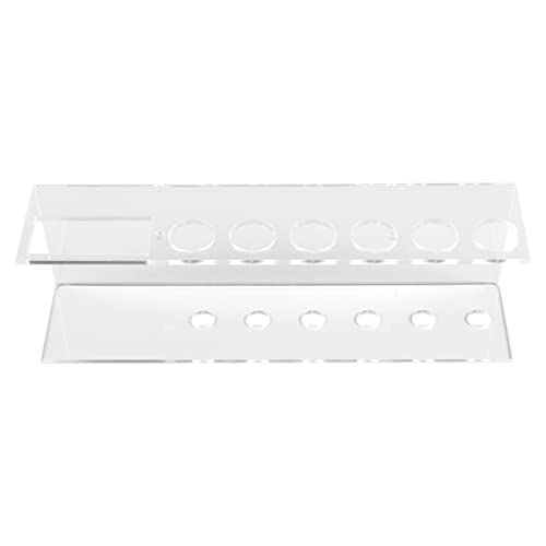 Agwuoetr An der Wand Montierter Trocken Abwischbarer Acryl-Markierungshalter, 6-Fach Klarer Radiergummi-Markierungsorganisator für Das Schulhaus im BüRo von Agwuoetr