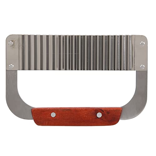 Agwuoetr Edelstahl Knistern Schneidwerkzeug Kartoffelchipsschneider Karottenschneider mit Holzgriff Lebensmittel GemüSe Schneidmesser Agwuoetr Edelstahl Knistern Schneidwerkzeug Kartoffelchipsschneider Karottenschneider mit Holzgriff Lebensmittel GemüSe Schneidmesser von Agwuoetr