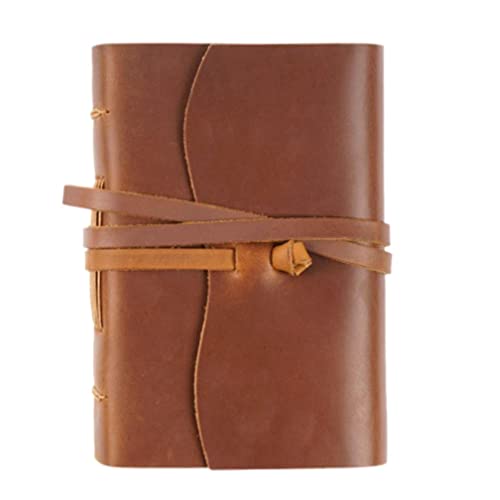 Agwuoetr Handgefertigtes Notizbuch Aus Leder - 100 X 155 Mm Ledergebundenes TäGliches Notizbuch und TagebüCher für Eintragen für Reisen/Tagebuch Agwuoetr Handgefertigtes Notizbuch Aus Leder - 100 X 155 Mm Ledergebundenes TäGliches Notizbuch und TagebüCher für Eintragen für Reisen/Tagebuch von Agwuoetr