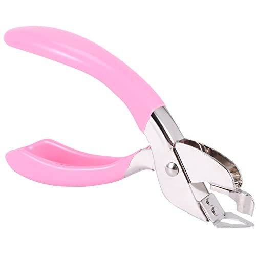 Agwuoetr Handheld Klammerentferner Lifter oeffner gefederter Klammerzieher fuer Buero Schule Haus Anwendung (rosa) von Agwuoetr