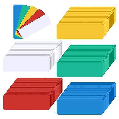 Agwuoetr Wiederverwendbare Namensschild-Etiketten, Magnetische Etikettenstreifen für Whiteboard-Kühlschränke im Home Office von Agwuoetr