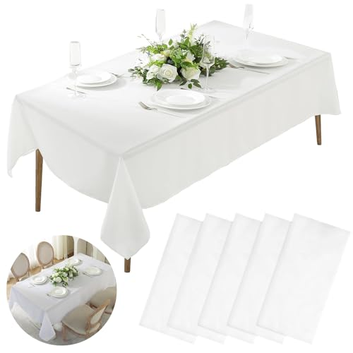 5-teilige Einweg Tischdecke Rechteckige Tischdecke Bierzeltgarnitur 137 x 274 cm Abwischbare Tischdecke geeignet für Picknicks, Partys, Geburtstage, Hochzeiten und Bankette usw 5-teilige Einweg Tischdecke Rechteckige Tischdecke Bierzeltgarnitur 137 x 274 cm Abwischbare Tischdecke geeignet für Picknicks, Partys, Geburtstage, Hochzeiten und Bankette usw von AhLmA