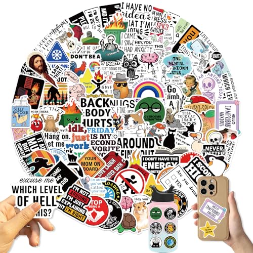 100 Stück Graffiti Anime Sticker Set, Aufkleber, Lustig Aufkleber for Erwachsene, Lustige Prank Meme Stickers, Graffiti Sticker, Für Auto Motorräder Fahrrad Skateboard 100 Stück Graffiti Anime Sticker Set, Aufkleber, Lustig Aufkleber for Erwachsene, Lustige Prank Meme Stickers, Graffiti Sticker, Für Auto Motorräder Fahrrad Skateboard von Ahaimy
