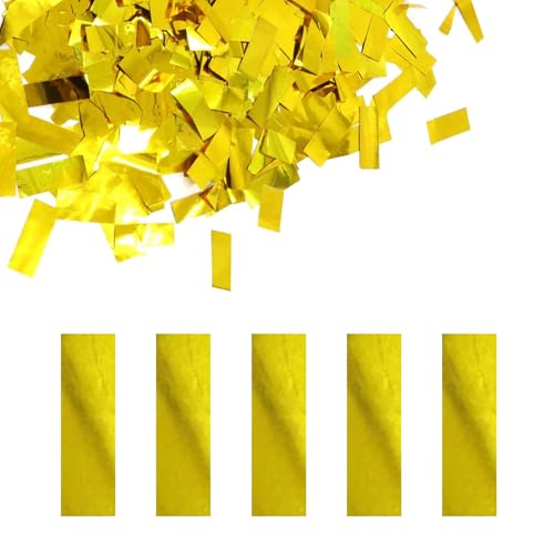 AhhiAboo 300 Gramm Goldene Pailletten Metallic Konfetti - Dekorative Glitzerkonfetti für Theme Party Dekoration - Rechteckige Pailletten für Weihnachten und Geburtstag AhhiAboo 300 Gramm Goldene Pailletten Metallic Konfetti - Dekorative Glitzerkonfetti für Theme Party Dekoration - Rechteckige Pailletten für Weihnachten und Geburtstag von AhhiAboo