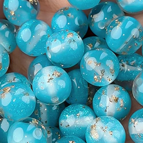 60 Stück 10 mm Perlen zur Schmuckherstellung, halbtransparent mit Zinnfolie aus goldenem Kunststoff, Kunst und Handwerk, große Perlen, DIY für Taschen, Charms, Handtaschen, Schlüsselanhänger, Damen 60 Stück 10 mm Perlen zur Schmuckherstellung, halbtransparent mit Zinnfolie aus goldenem Kunststoff, Kunst und Handwerk, große Perlen, DIY für Taschen, Charms, Handtaschen, Schlüsselanhänger, Damen von Ahouws