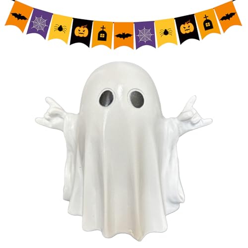 Ahuuen Geisterfigur | Halloween Tischdekoration Stein-Gespenst-Figur,Gruselige Statue Halloween Dekoration Für Innen Außen Schlafzimmer Wohnzimmer Feuerstelle Bücherregal Schreibtisch Ahuuen Geisterfigur | Halloween Tischdekoration Stein-Gespenst-Figur,Gruselige Statue Halloween Dekoration Für Innen Außen Schlafzimmer Wohnzimmer Feuerstelle Bücherregal Schreibtisch von Ahuuen