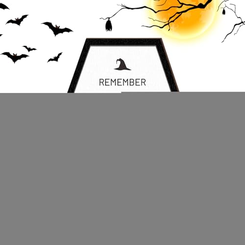 Ahuuen Halloween Dekoration Schild, Holz Sarg Tischtafel, Grusel Deko Gothic Accessoires Für Wohnzimmer Schlafzimmer Fotohintergrund Ahuuen Halloween Dekoration Schild, Holz Sarg Tischtafel, Grusel Deko Gothic Accessoires Für Wohnzimmer Schlafzimmer Fotohintergrund von Ahuuen