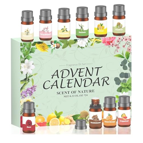 Ätherische Öle Adventskalender für Diffuser 24 Tage 10ml Duftöle Weihnachtskalender für Erwachsene Frauen Männer S1 Ätherische Öle Adventskalender für Diffuser 24 Tage 10ml Duftöle Weihnachtskalender für Erwachsene Frauen Männer S1 von AiDeHuaKeJi