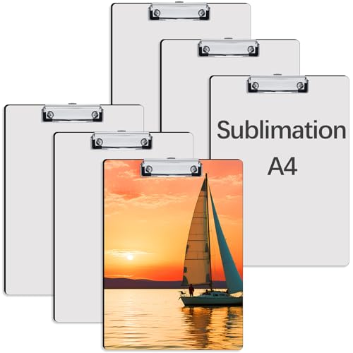 Sublimations-Klemmbrett, blanko, MDF, Sublimations-Klemmbrett, A4, Briefgröße, 22,6 x 32,1 cm, Sublimationsdruck-Lehrer-Rohlinge für Büroprodukte, DIY, handgefertigte Sublimationsverzierungen, Sublimations-Klemmbrett, blanko, MDF, Sublimations-Klemmbrett, A4, Briefgröße, 22,6 x 32,1 cm, Sublimationsdruck-Lehrer-Rohlinge für Büroprodukte, DIY, handgefertigte Sublimationsverzierungen, von AiDiYGECO
