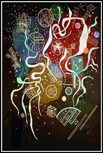 Movement I Painting by Wassily Kandinsky DIY Diamond Painting Kits for Adults 5D Full Round Drill Diamond Painting Kit Embroidery Arts Home Decor von AiEiIiOiUi