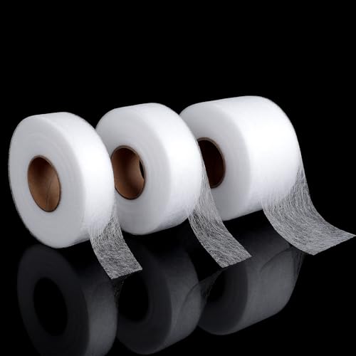 AiQInu 150m Saumband, Bügelband zum Aufbügeln 25/30/55mm Breite, Saumband zum Aufbügeln von Stoff, Vorhang, Gardinen, Hosen, Kleidung, Jeans - Weiß AiQInu 150m Saumband, Bügelband zum Aufbügeln 25/30/55mm Breite, Saumband zum Aufbügeln von Stoff, Vorhang, Gardinen, Hosen, Kleidung, Jeans - Weiß von AiQInu