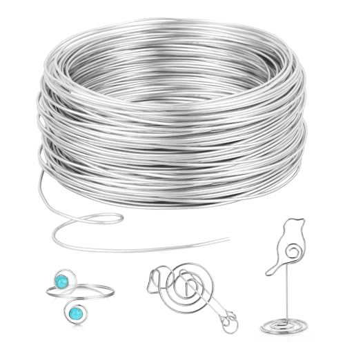 AiQInu Basteldraht 3mm X 15M, Aluminium Schmuckdraht, DIY Draht Zum Basteln, Aluminiumdraht für Basteln Und Schmuck Herstellung AiQInu Basteldraht 3mm X 15M, Aluminium Schmuckdraht, DIY Draht Zum Basteln, Aluminiumdraht für Basteln Und Schmuck Herstellung von AiQInu