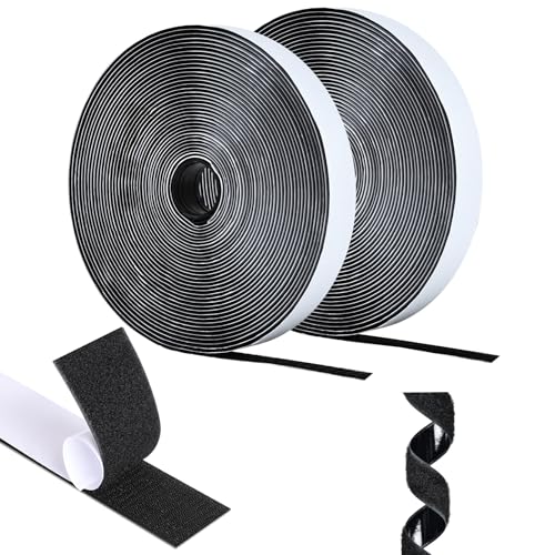 AiQInu Klettband Selbstklebend, 5mx 20m Klettverschluss Extra Stark Doppelseitig Klebende, Selbstklebendes Klebepad Enthält Flauschband und Hakenband AiQInu Klettband Selbstklebend, 5mx 20m Klettverschluss Extra Stark Doppelseitig Klebende, Selbstklebendes Klebepad Enthält Flauschband und Hakenband von AiQInu