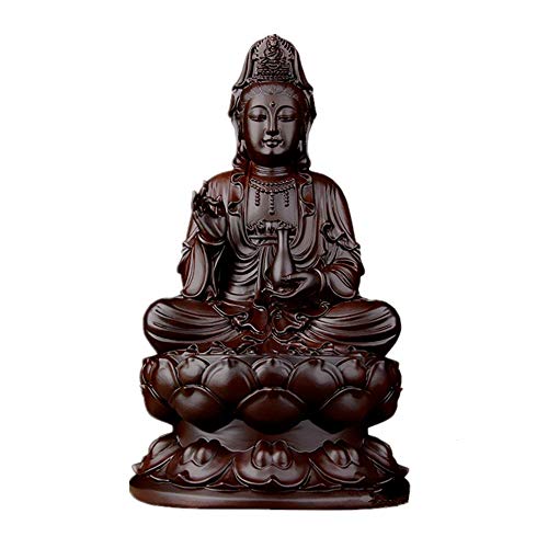 Aibote Buddha-Statue aus natürlichem schwarzem Ebenholz, Feng-Shui, Reichtum, Glücksbringer, Holzfigur, Skulptur, Heimbüro, Schreibtisch-Dekoration, Geschenk Aibote Buddha-Statue aus natürlichem schwarzem Ebenholz, Feng-Shui, Reichtum, Glücksbringer, Holzfigur, Skulptur, Heimbüro, Schreibtisch-Dekoration, Geschenk von Aibote