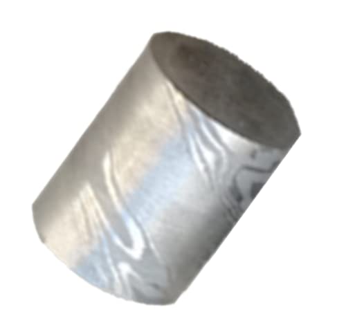 Aibote Damast Zylindrisch Edelstahl Twist-Muster DIY-Material für Ringschmuckherstellung, HRC24(Durchmesser (25 mm) x Länge (50 mm) von Aibote