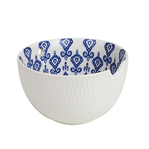 Aibyks Garnschale | Strickgarn-Aufbewahrungsschalen Keramik-Garnschale mit großem Fassungsvermögen - Strick- und Häkelgarn-Aufbewahrungszubehör für Muttertagsgeschenke von Aibyks