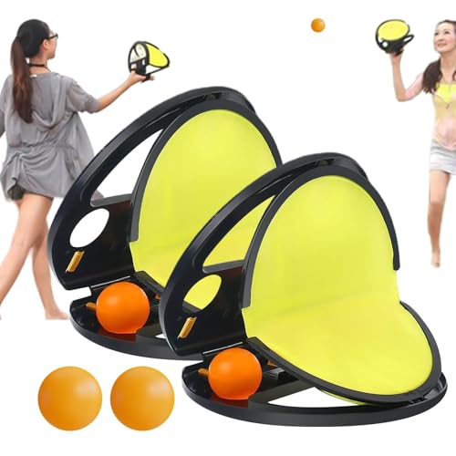 Aibyks Wurf- Und Fangball Set – Schlägertaschen Fangspiel | Lustiges Wurf Und Fangballspiel Outdoor Spielzeug | Interaktives Lehrreiches Wurfballspiel Für 2 Spieler Für Kinder Und Erwachsene Aibyks Wurf- Und Fangball Set – Schlägertaschen Fangspiel | Lustiges Wurf Und Fangballspiel Outdoor Spielzeug | Interaktives Lehrreiches Wurfballspiel Für 2 Spieler Für Kinder Und Erwachsene von Aibyks
