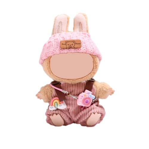 Aicerous Labub Kleidung zubehör, Passende Outfit für die Labub-Plüsch Toy, kompatibel mit 17cm großen Labub-Puppen, Sitz- und Stehpositionen, Plüschpuppe Nicht im Lieferumfang enthalten (A) von Aicerous