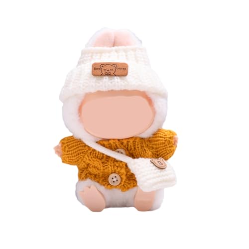 Aicerous Labub Kleidung zubehör, Passende Outfit für die Labub-Plüsch Toy, kompatibel mit 17cm großen Labub-Puppen, Sitz- und Stehpositionen, Plüschpuppe Nicht im Lieferumfang enthalten (C) von Aicerous