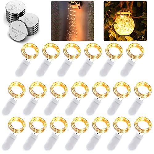 Micro LED Lichterkette mit Batterie, 20 Stück 1 Meter 10 LED Lichterketten Batterie Betrieb Auf IP65 Wasserdicht Kupfer Drahtlichterkette für Zimmer, Innen, Halloween, Weihnachten Micro LED Lichterkette mit Batterie, 20 Stück 1 Meter 10 LED Lichterketten Batterie Betrieb Auf IP65 Wasserdicht Kupfer Drahtlichterkette für Zimmer, Innen, Halloween, Weihnachten von Aicharynic