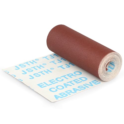 Schleifpapierrollen Set(100mm x 6m) – Körnung P240 – Schleifrollen für Holz, Metall, Stahl, Edelstahl – Ideal für Schleifarbeiten von Aicoimy