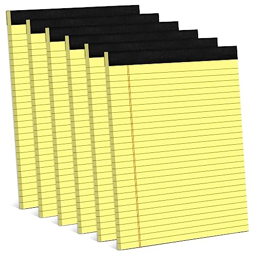 Aidunmis Notizblöcke, 21,6 x 28,9 cm, breit, liniert, liniert, Schreibblöcke, gelbe, legale Blöcke, Briefgröße 21,6 x 28 cm, Notizbuch für Arbeit, mikroperforiert, legale Notizblöcke, gelb linierte Aidunmis Notizblöcke, 21,6 x 28,9 cm, breit, liniert, liniert, Schreibblöcke, gelbe, legale Blöcke, Briefgröße 21,6 x 28 cm, Notizbuch für Arbeit, mikroperforiert, legale Notizblöcke, gelb linierte von Aidunmis