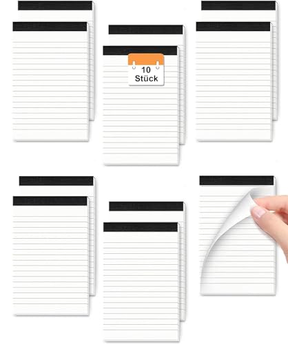 Notizblock A7 10 Stück Kleines Notizblöcke Liniert Nachfülleinlagen Notizzettel 30 Blatt pro Block Notizblock Klein Schreibblock für Arbeit Studie Tagesplanung Kleiner Notizblock Memo Büro Haushalt Notizblock A7 10 Stück Kleines Notizblöcke Liniert Nachfülleinlagen Notizzettel 30 Blatt pro Block Notizblock Klein Schreibblock für Arbeit Studie Tagesplanung Kleiner Notizblock Memo Büro Haushalt von Aidunmis