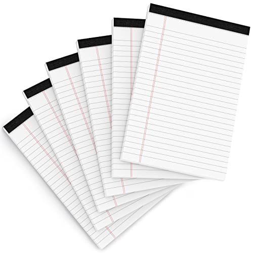 Aidunmis Rechtsblöcke, 12,7 x 20,3 cm, Schreibblöcke für Büro, 12,7 x 20,3 cm, für Arbeit, 80 g/m², liniert, Rechtsblock, To-Do-Liste, Notizblock, 30 Blatt, 6 Stück, Notizblöcke für Einkaufsliste Aidunmis Rechtsblöcke, 12,7 x 20,3 cm, Schreibblöcke für Büro, 12,7 x 20,3 cm, für Arbeit, 80 g/m², liniert, Rechtsblock, To-Do-Liste, Notizblock, 30 Blatt, 6 Stück, Notizblöcke für Einkaufsliste von Aidunmis