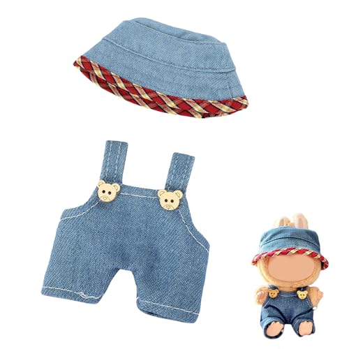 Puppenkleidung für Plüschpuppe,Puppenzubehör,Kleidung für 17 cm Mini Plüsch Outfit Set,Kleidung für Kuscheltier,DIY Kinder Geschenke Ohne Puppe von Aiebaopy