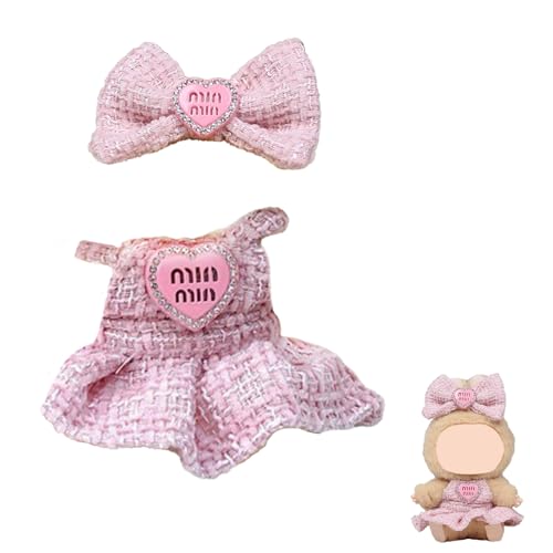 Puppenkleidung für Plüschpuppe,Puppenzubehör,Kleidung für 17 cm Mini Plüsch Outfit Set,Kleidung für Kuscheltier,DIY Kinder Geschenke Ohne Puppe von Aiebaopy