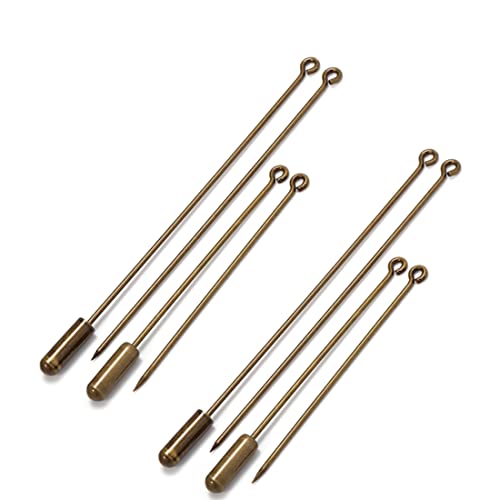 Metall-Brosche mit Stopperenden, Sicherheitsnadeln aus Kupfer, lange Nadel-Ösennadeln für Herren und Damen, Anzug, Krawatte, Hut, Schal, DIY-Schmuck, Zubehör, Bronze, 50 mm und 20 Stück, 70 mm Metall-Brosche mit Stopperenden, Sicherheitsnadeln aus Kupfer, lange Nadel-Ösennadeln für Herren und Damen, Anzug, Krawatte, Hut, Schal, DIY-Schmuck, Zubehör, Bronze, 50 mm und 20 Stück, 70 mm von Aifeier ET
