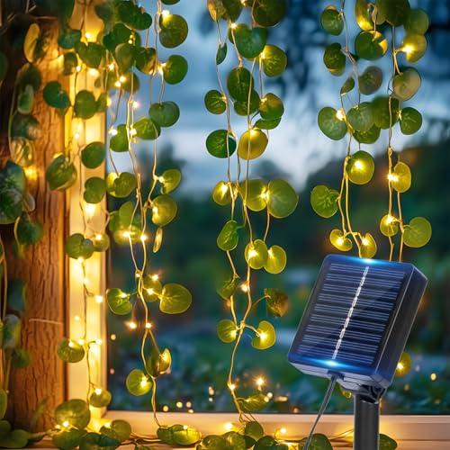 Aigostar Lichtervorhang Solar 3M+1M*1M 70 LED Künstlicher Efeu Lichterkette IP65 Grüne Blatt lichter, 8 Modi Lichterkettenvorhang für Garten Balkon Zaun Hochzeit Party Schlafzimmer, Warmweiß Aigostar Lichtervorhang Solar 3M+1M*1M 70 LED Künstlicher Efeu Lichterkette IP65 Grüne Blatt lichter, 8 Modi Lichterkettenvorhang für Garten Balkon Zaun Hochzeit Party Schlafzimmer, Warmweiß von Aigostar